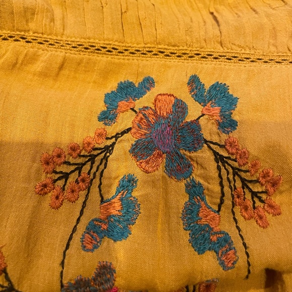 Free People Boho lace and embroidery dress. Sz SP - Picture 4 of 4